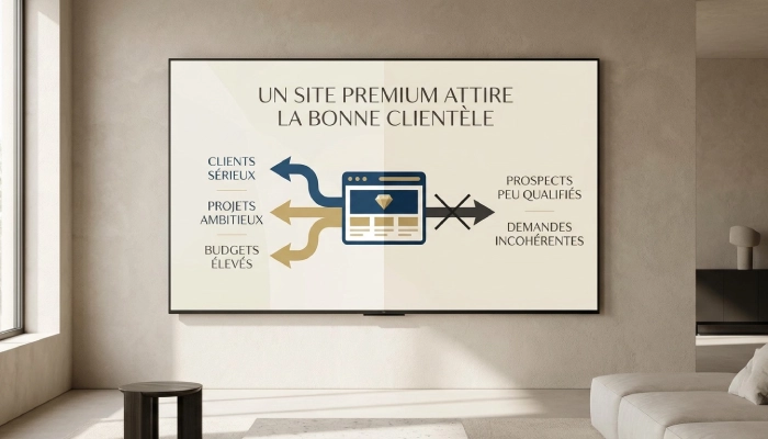 Identité visuelle : le vrai rôle d’un site premium